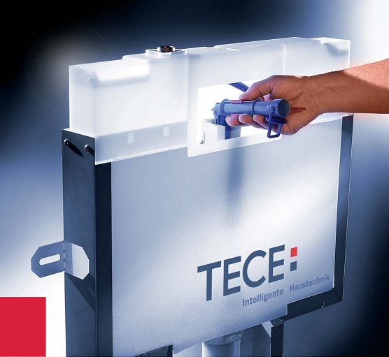 TECE - CASSETTA DI SCARICO DA INCASSO modello: TECEbox basic 9.370.007 per WC a pavimento
